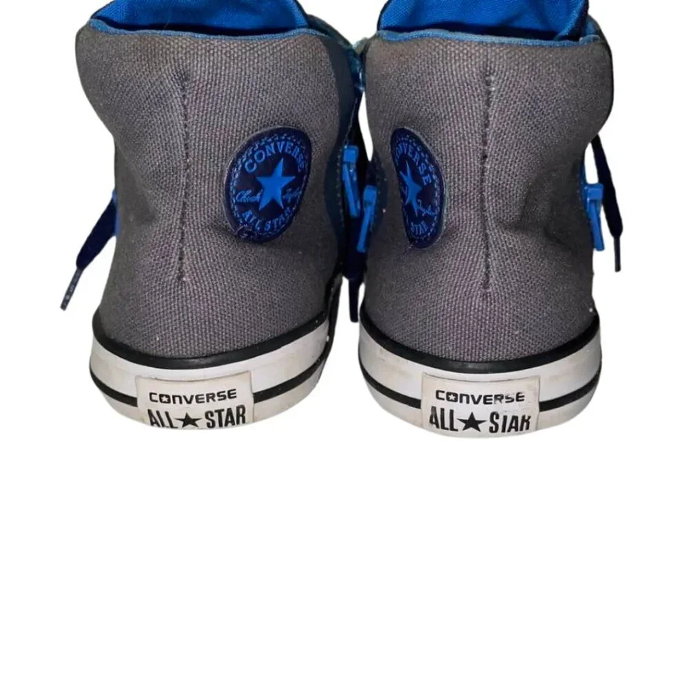Converse Chuck Taylor All Star High Top Zip Sneakers Toddler/Infant Size 10 Gray